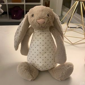 Little jellycat cute rabbit plush toy with bell